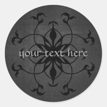 Put Your Text On These Gorgeous Gothic Stickers by TheHopefulRomantic at Zazzle