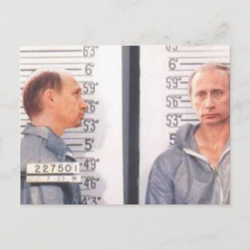 Putin Владимир Путин Postcard