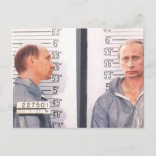 Putin Владимир Путин Postcard (Front)