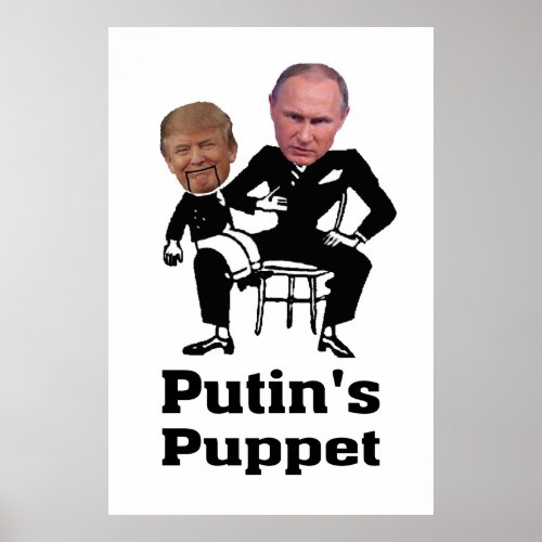 Putin and Puppet Poster