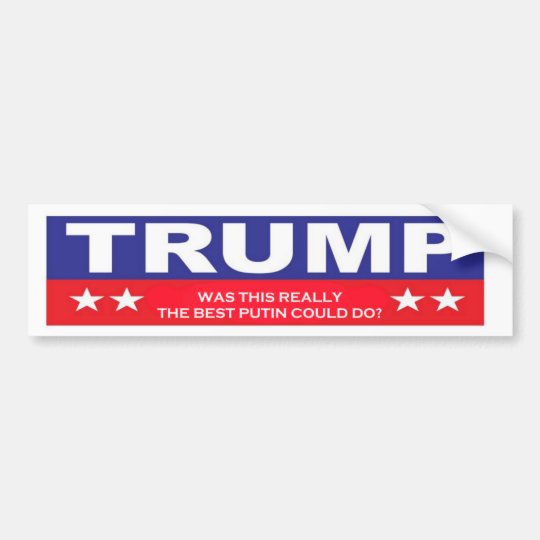 Putin Bumper Sticker | Zazzle.com