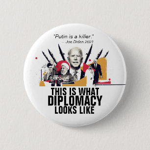 Putin is a killer: Joe Biden 2021 Button