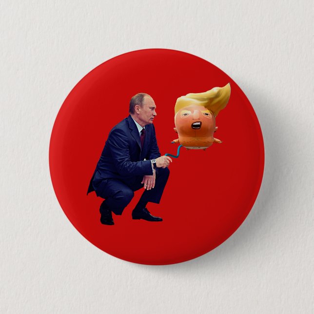 Putin Plays With Trump Balloon Button (Front)