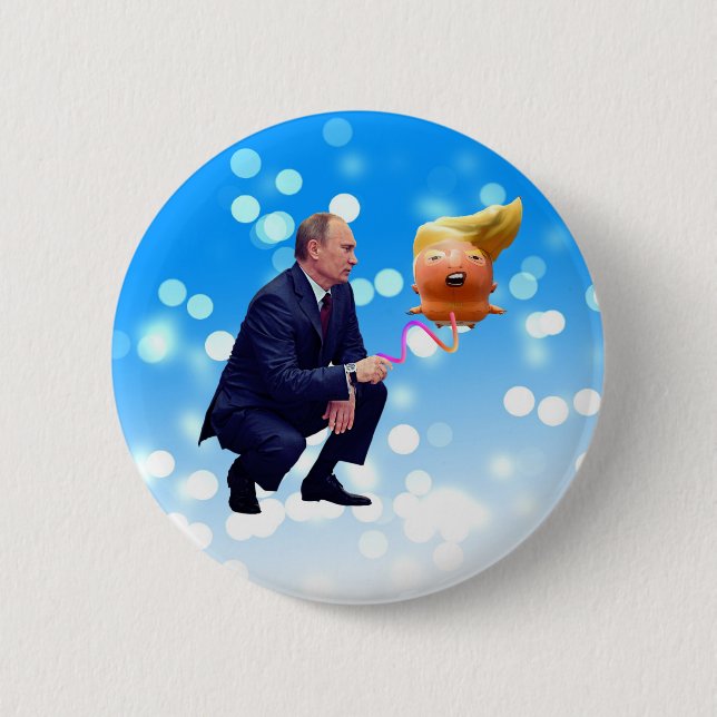 Putin Plays With Trump Balloon Button (Front)