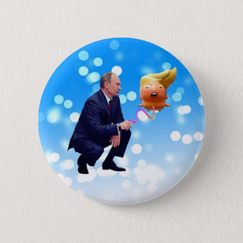 Putin Plays With Trump Balloon Button