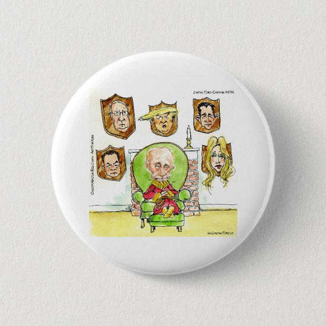 Putin The Hunter Gets Not My President Trump Button (Front)