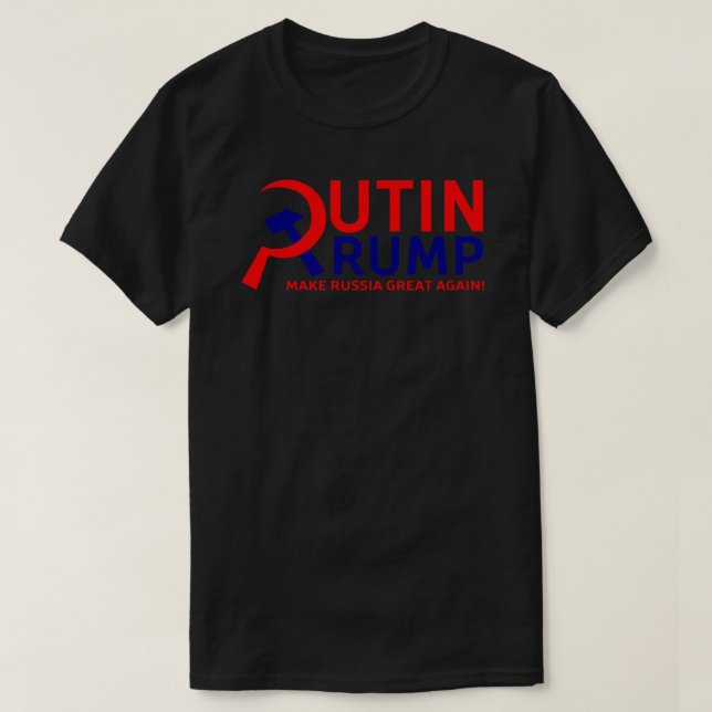 Putin Trump Make Russia Great Again Essential T-Sh T-Shirt (Design Front)