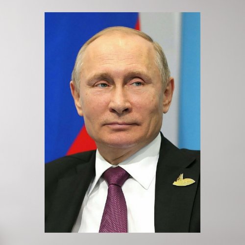 PUTIN Vladimir Vladimirovich Putin Russian Leade Poster