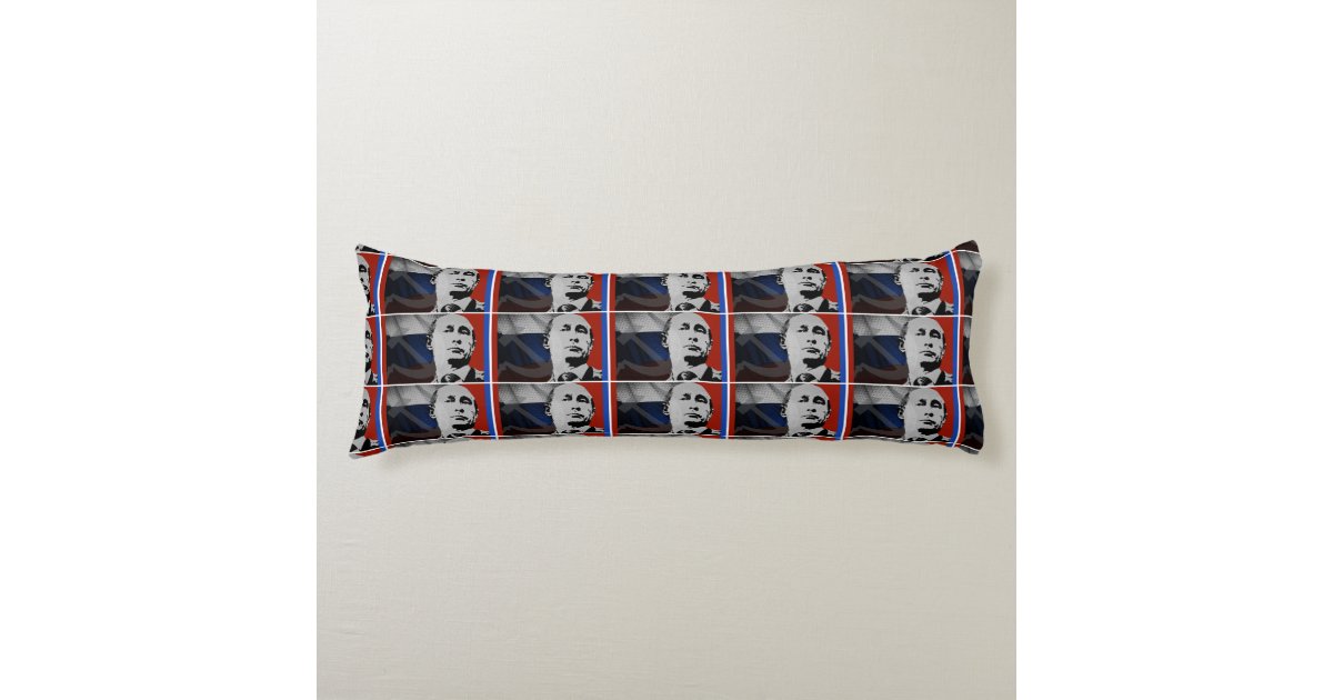 Putin with Russian Flag Body Pillow | Zazzle.com