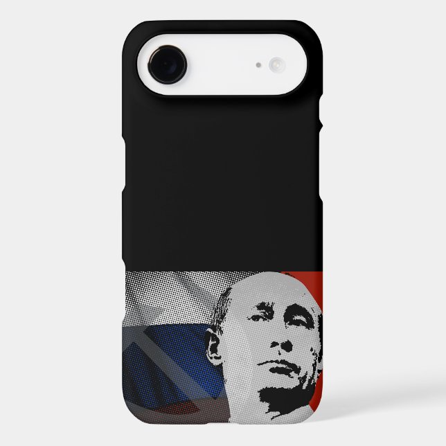 Putin with Russian Flag Case-Mate iPhone Case (Back)
