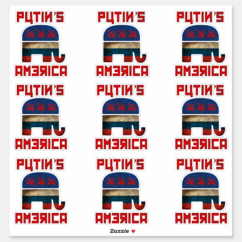 Putins America Sticker
