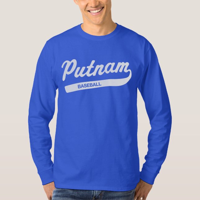 Putnam Baseball Long-sleeved T T-Shirt (Front)