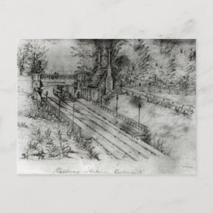 Putney Railway Station Postcard