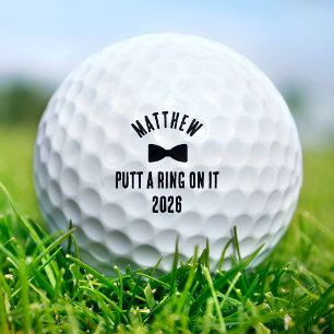 Putt a Ring on It Golf Bachelor Party Wedding Balls