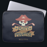 Putt Pirates Golfing Hobby Sports Laptop Sleeve<br><div class="desc">Get into character and rock this pirate golf themed design. It has graphic design perfect for pirate fans who love having fun on the golf course.</div>