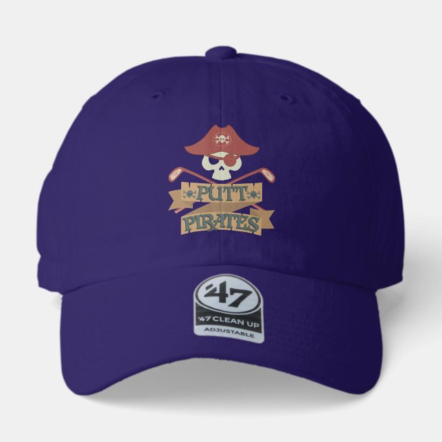Putt Pirates Golfing Hobby Swag 47 Brand Hat (Front)