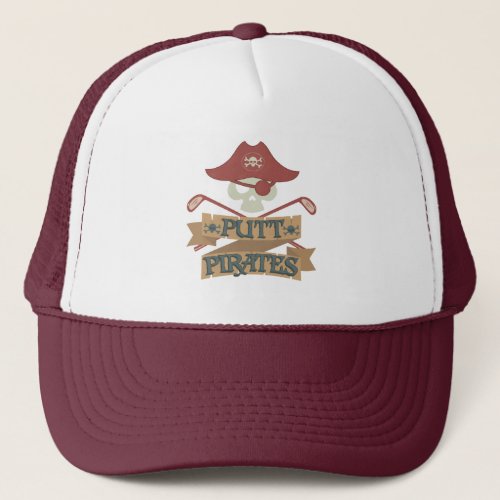 Putt Pirates Golfing Hobby Trucker Hat