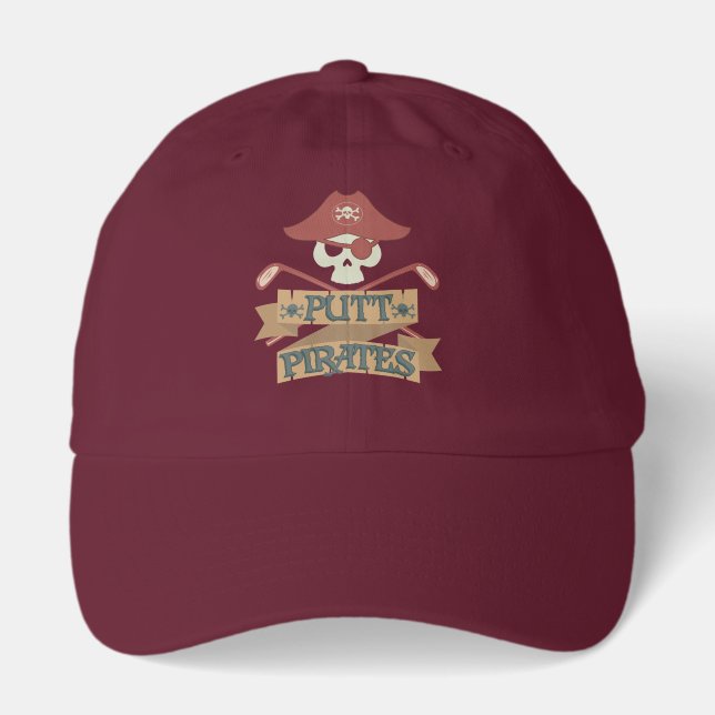 Putt Pirates Golfing Hobbyist Professional Swag Hat (Front)