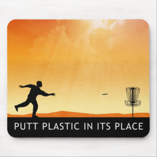 Putt Plastic In Its Place Mouse Pad