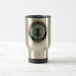 Putt Plastic In Its Place Travel Mug