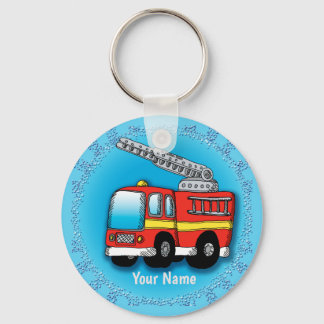Putt Putt Firetruck firefighter keychains