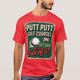 Putt PuttBrockton, MA Retro Mini Golf Vintage T-Shirt