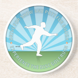 Putter Dude #1 Sandstone Coaster