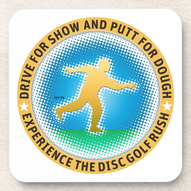 Putter Dude #2 Drink Coaster (Front)