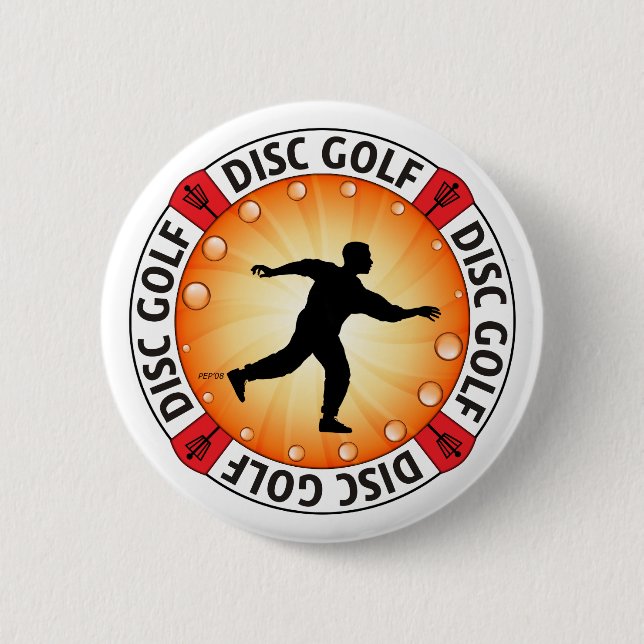 Putter Dude #3 Pinback Button (Front)