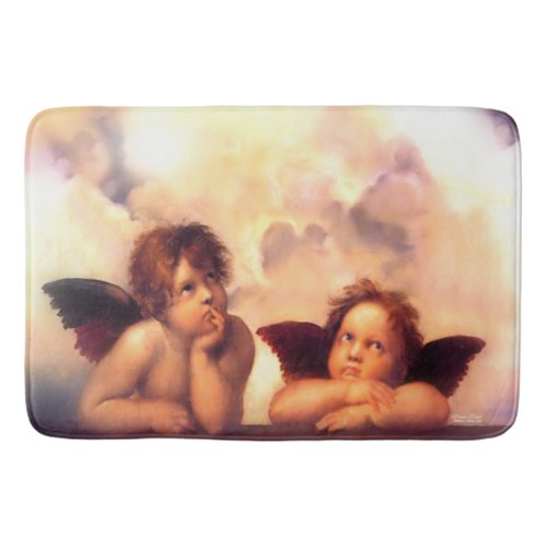 Putti Pair of Angels Bath Mat