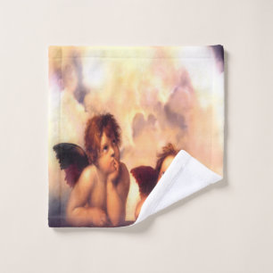 Putti Pair of Angels Wash Cloth