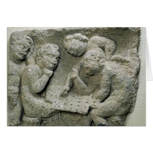 Putti playing latronculi cards (Front Horizontal)