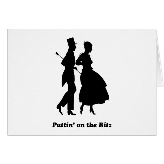 Puttin' on the Ritz Cards (Front Horizontal)
