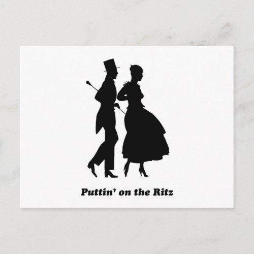 Puttin on the Ritz Postcard
