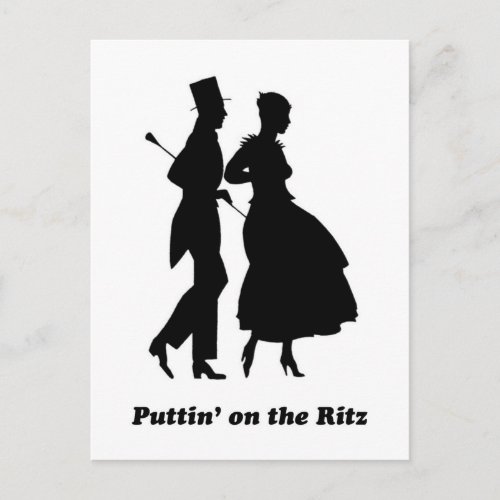 Puttin on the Ritz Postcard