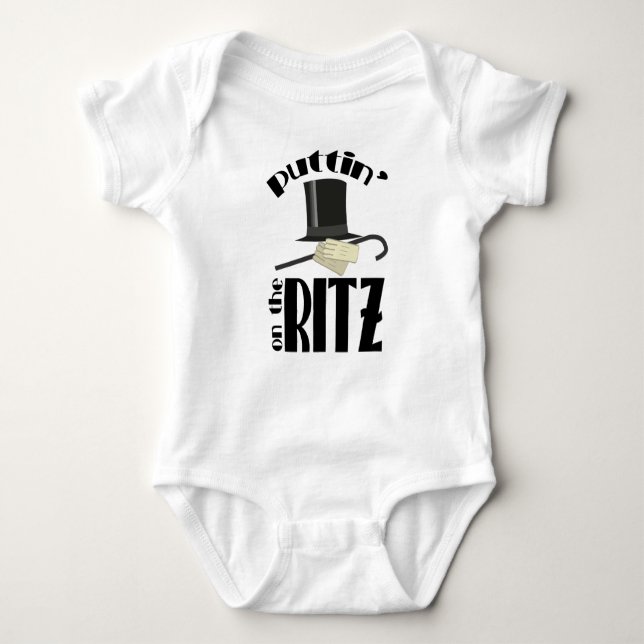 Puttin Ritz Baby Bodysuit (Front)
