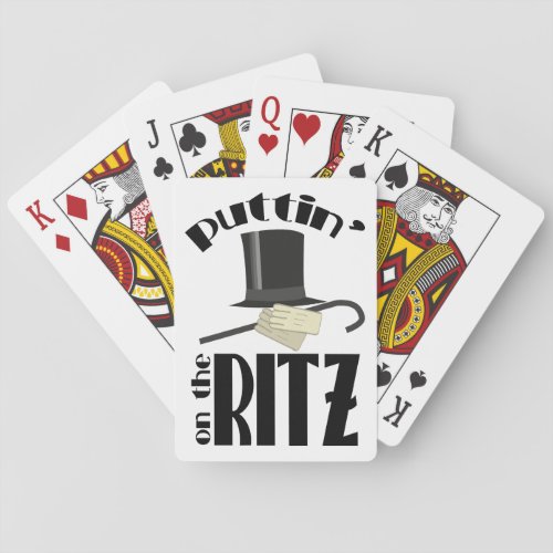 Puttin Ritz Playing Cards