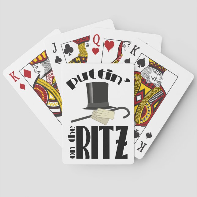 Puttin Ritz Poker Cards (Back)