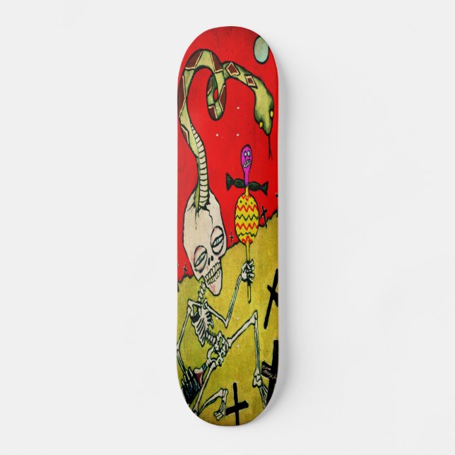 "Puttin The Voodoo On Monroe" Skateboard Deck (Front)