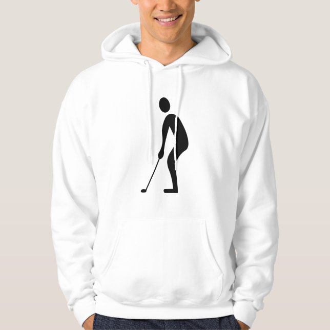 Putting - Black Hoodie (Front)