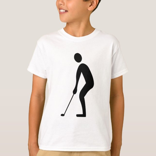 Putting - Black T-Shirt (Front)