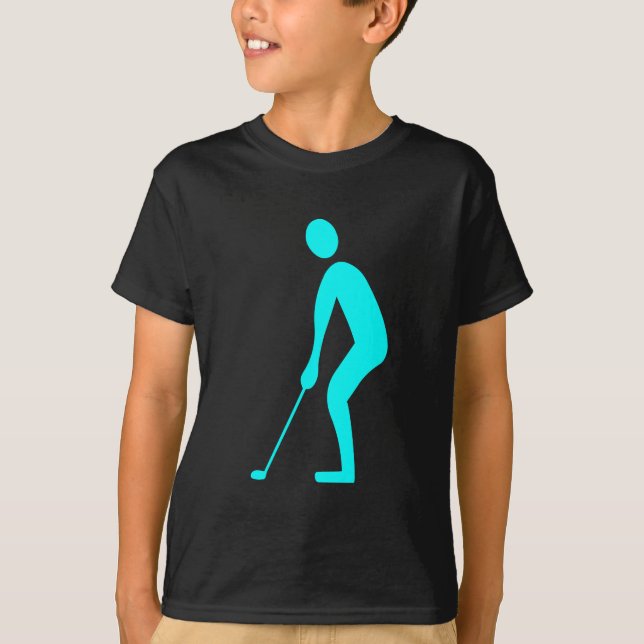 Putting - Cyan T-Shirt (Front)