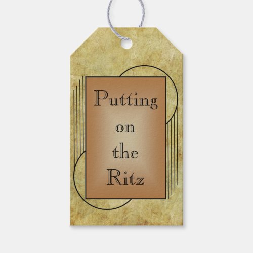 Putting on the Ritz Gift Tags