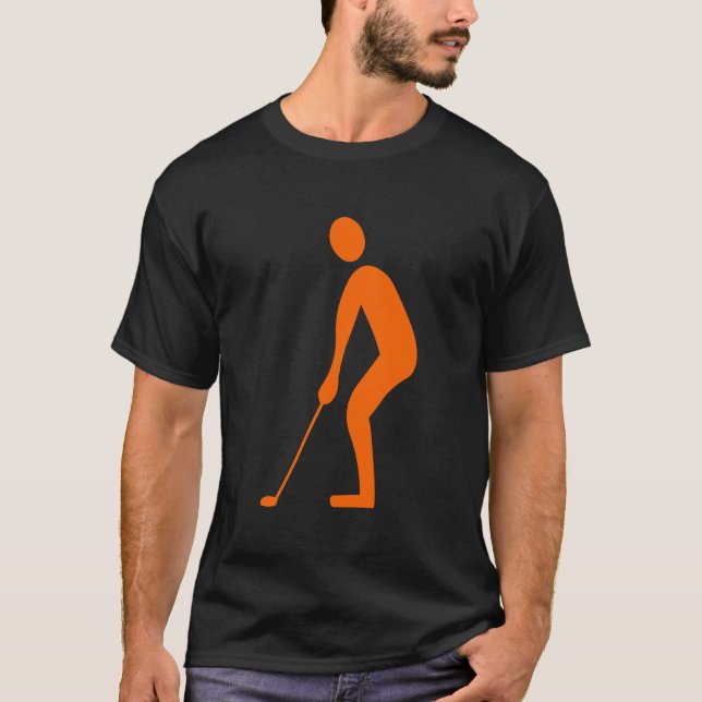 Putting - Orange T-Shirt (Front)