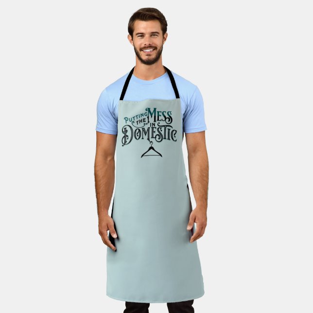 Putting the Mess in Domestic Apron (Worn)