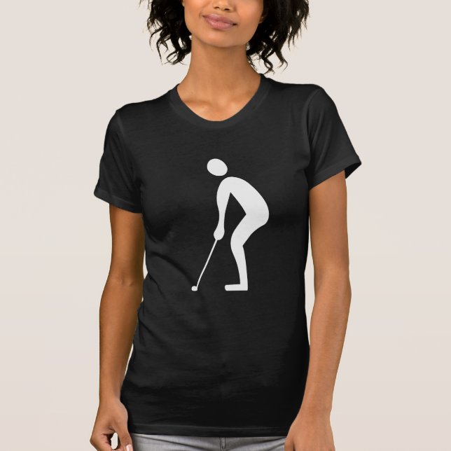 Putting - White T-Shirt (Front)