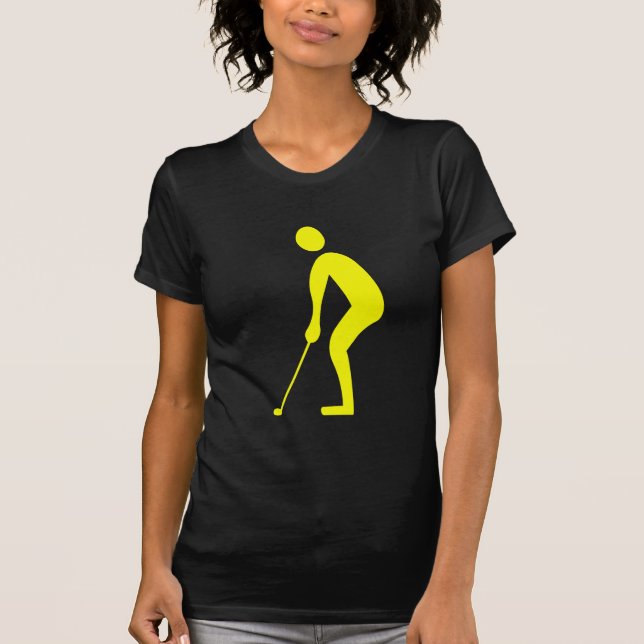 Putting - Yellow T-Shirt (Front)