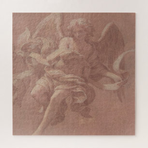 Putto and Angel Holding a Banderole Jigsaw Puzzle