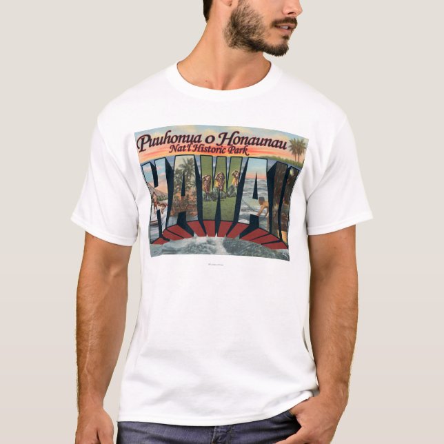 Puuhonua o Honaunau Park, Hawaii T-Shirt (Front)