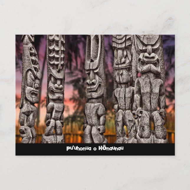 Pu'uhonua o Hōnaunau, Tribal Council Postcard (Front)
